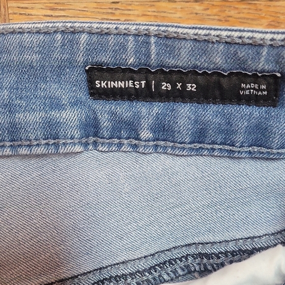 PacSun Blue Skinny Jeans Slim Fit SIZE 29/32 - Picture 3 of 10